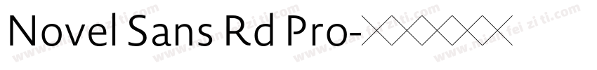Novel Sans Rd Pro字体转换